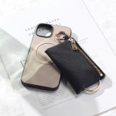 iphone17 ケース 本革 小銭入れ iphone17Pro iphoneAir iphone17ProMAX マグセーフ対応 magsafe対応 17 air 17pro 17promax アイフォン17 アイフォン17promax magsafe マグセーフ レザー カード収納 背面収納 財布 小物入れ 大容量 17プロ ベージュ レディース 送料無料