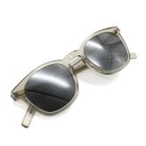 サンローラン サングラス SAINT LAURENT SL 28 SLIM-006 SL28-SLIM-006 ベージュ シルバー サングラス グローバルフィット メンズ レディース ユニセックス