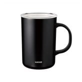ハリオ セラミックコーティング 真空二重保温マグ 470mL ブラック マグカップ ステンレスマグ 保温保冷 カップ【北海道・沖縄県・離島 配送不可】