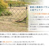 ガーデン エクステリア アイアンフェンス 8枚組 送料無料 フェンス アイアン ガーデニング 枠 柵 仕切り 目隠し 境目 クラシカル アンティーク トレリス ベランダ つる 薔薇 バラ 朝顔 園芸 ラティス