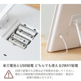 スタンドミラー LEDライト 女優ミラー 16灯 ライト付き 卓上ミラー タッチパネル おしゃれ スタンド ミラー 鏡 メイク 卓上鏡 化粧鏡 メイク鏡 明るさ調節 角度調節 シンプル コンパクト 充電式 コードレス ホワイト ブ yld-2500