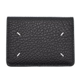 メゾン マルジェラ　Maison Margiela　三つ折り財布　S36UI0416 P4455 T8013　ブラック　レザー　コンパクト財布　ミニウォレット