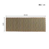 チェア 椅子 クッション ベンチパッド い草 チェック柄 調湿 空気清浄 お手入れ簡単 約35×100cm 新生活