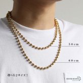 ステンレス マリアネックレス ボールチェーンネックレス ペンダントネックレス ゴールド 18KGP 不思議のメダイ 聖母 重厚感 HIPHOP B系 メンズ 男性 金属アレルギー対応