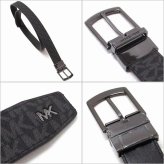 MICHAEL KORS マイケルコース アウトレット MK シグネチャー リバーシブル メンズ ベルト 36F5TBLY3B BLK