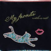 ポーチ ファスナー付き ポケットティッシュケース ねこ 刺繍 CAT ティッシュ入れ ポケット付き ポケットティッシュ ファスナーポーチ コスメポーチ 小さめ 生地 抗菌 かわいい おしゃれ デュアルスタイル