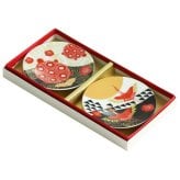 【ギフト対応無料】RINPA 縁起小皿セット 鶴＆亀 ※送料無料(北海道・沖縄は除く)