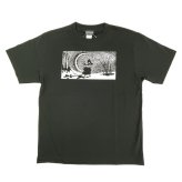 ムーミン スナフキン ドライクールタッチTシャツ ブラック アパレル MOOMIN 送料込み