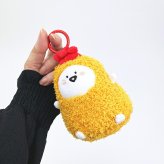 お文具といっしょ エビフライ ぬい具るみミニキーリング