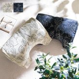 クッション 寄りかかり 日本製 洗える 背もたれ ボタニカル 約55×35×25cm