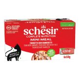 Schesir（シシア）キャットシリーズ マルチパック ツナ＆エビ 50g×6缶×8個セット