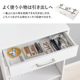 収納家具 ラック コミック 幅60 コミック約300冊収納 本棚 薄型 1cmピッチ棚板 引出し付き マンガ 漫画 文庫本 書棚 本収納 A4サイズ DVD ブックシェルフ コミックシェルフ ブック RCC-1707