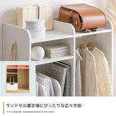 ランドセルラック スリム 大容量タイプ おしゃれ キャスター付 コンパクト 収納 ランドセル収納 ラック ランドセル置き場 リビング 本棚 引き出し 木製 棚 白 北欧 かわいい シンプル 子供 子供部屋 キッズ収納 リビング学習 入学祝い 新生活