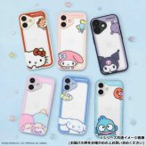 iPhone17 ケース ハローキティ サンリオ IIIIfit プランプフレーム 耐衝撃 ハイブリッド カバー ストラップホール付 キャラクター スマホケース おしゃれ かわいい キティちゃん KT SANG-579KT サンリオ正規ライセンス品