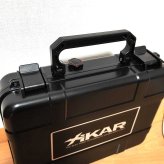 シガーケース トラベルヒュミドール 20本用 ザイカー 葉巻 保管用 加湿 保湿 ブラック XiKAR かっこいい 持ち運び シガーボックス 頑丈 たばこ 喫煙具 黒 メンズ タバコ おしゃれ