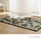夏ラグ 夏用カーペット 玄関マット 花柄 高級感 室内 おしゃれ 玄関 マット い草ラグ 日本製 抗菌防臭 国産 滑り止め い草 約70×120cm