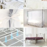 ベッド 寝具 Celestia（セレスティア） シングル用天蓋（天蓋のみ） 幅103×奥行き206×高さ207cm スチール ポリエステル ゴールド ホワイト tg-906s【北海道・沖縄・離島以外送料無料】