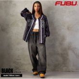 FUBU フブ ワイド イージーパンツ メンズ レディース fam-62504 バギーパンツ デニムパンツ ジーンズ 迷彩 カモフラ ルーズシルエット ストリート ヒップホップ ダンス カジュアル ボトムス M L XL XXL 2026FW Karlas