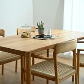 開梱設置無料 ダイニングテーブル 単品 160cm幅 木製 4人用 5人用 6人用 チーク無垢材 角型 コンパクト 机 インテリア おしゃれ ナチュラル 天然木 北欧 カフェ 食卓 モダン 新生活