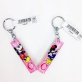 ディズニー ミッキー＆ミニー イニシャルキーホルダー C グッズ  (MCOR)