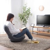 座椅子 座いす 座イス コンパクトフロアチェア 360度回転式 フロアチェア 回転チェア リクライニングチェア 折りたたみチェア チェア チェアー 椅子 イス いす フロアチェアー リクライニングチェアー 折り畳み 腰痛対策 立ち上がり 弾力性 最大2