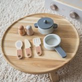 知育玩具 3歳 木製 ままごと フォルダブルクッカー キッチン おもちゃ 2色展開 ピンク ラテ 誕生日プレゼント 出産祝い 男の子 女の子