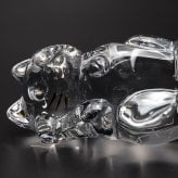 名入れ バカラ まねき猫 2607786 Baccarat 招き猫 クリスタル 置物 フィギュリン オーナメント クリア ゴールド 正規品 金運 商売繁盛 開店祝い 新築祝い 誕生日 還暦祝い ギフト プレゼント