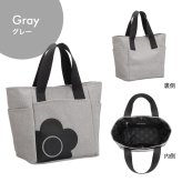 【公式】MARY QUANT マリークヮント デイジーシンプルポケット2 ミニトート [ブラック/グレー] バッグ トートバッグ ミニ 