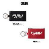 FUBU フブ キーチャーム メンズ レディース fam-62903 キーホルダー コインケース カードケース フラグメントケース 小銭入れ 財布 フェイクレザー ロゴ ストリート ヒップホップ ダンス カジュアル 小物 ギフト プレゼント 2026FW Karlas