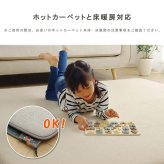 ラグ カーペット 正方形 滑りにくい 防音 ボリューム 厚い へたりにくい パイル地 無地 約185×185cm 約2畳 オールシーズン ホット 対応 床暖房対応