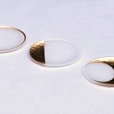 【箔 coval 3枚セット 木箱入り 】【ラッピング・熨斗対応可／桐箱でお届け】【結婚のお祝いに】おしゃれ 誕生日 両親 父 母 夫婦 祖父母 結婚記念日 父の日 母の日 敬老の日 特別 友達 カップル パートナー お揃い 家族 結婚祝い 新築祝い 和モダン 国内生産 内祝い 上品 優美 上司 先輩 後輩 新生活 小皿 まめ皿 ギフト プレゼント