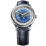 フレデリック・コンスタント FREDERIQUE CONSTANT クラシック ワールドタイマー マニュファクチュール FC-719BLW3H6 腕時計 自動巻き メンズ