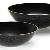 ハーフボウルセット　銀河　黒　No.3 インテリア 漆器 盆 カタログギフト 景品 粗品
