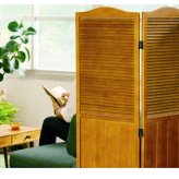 木製パーティション パーテーション 衝立 間仕切り 目隠し 高さ135cm ルーバー 風通し スリム 省スペース 360°回転可能 北欧ヴィンテージ風 アンティーク風 クラシカル おしゃれ かわいい シンプル レトロ 一人暮らし