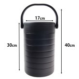 ワークマン WORKMAN　真空ハイブリッドコンテナ ブラック FCD22 500ml ×4本 保冷 保温 キャンプ アウトドア ソロキャンプ 部活 名入れ対応商品 2026