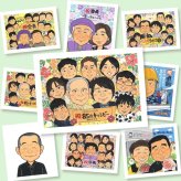 長寿祝い プレゼント 似顔絵 手描き ギフト 名入れ 贈り物 長寿 お祝い 記念日 大人数 おばあちゃん おじいちゃん 祖父母 家族 両親 下書き確認 名入れ 修正無料 一生もの サプライズ 実績多数 親孝行 長寿 思い出 記念 応援 大量注文 白寿祝い カラフル 引っ越し ブライダルギフト 感動 メモリアル 節目 色紙 メモリアルギフト 米寿祝い 傘寿祝い