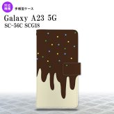 Galaxy A23 GalaxyA23 手帳型スマホケース カバー アイス 黄 2022年 10月発売 nk-004s-a23-dr349