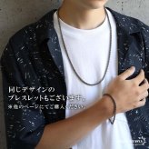 チタン 幅4mm スピガチェーンネックレス シルバー メンズ ウィートチェーン 細身 ボリューム感 編み込み デザイン アクセサリー シック 立体感 大人 シンプル カジュアル 首飾り 単品使い 重ね着け 金属アレルギー対応