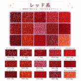 ビーズセット 15色セット 各10g ケース付き ガラスビーズ シードビーズ 丸小ビーズ チューブビーズ 2mm 3mm 4mm アクセサリーパーツ ハンドメイド 手芸 刺繍 ビーズ刺繍 DIY アクセサリー作り