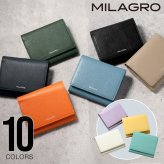 MILAGRO シュリンクレザー・ギャルソン2つ折り財布