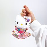 サンリオ ハローキティ マスコットキーホルダー ラッピング柄 (ピンク) Sanrio