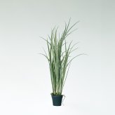 観葉植物 造花 グラス BROWN 全高約65cm 卓上・小型 フェイクグリーン 本物そっくり おしゃれ インテリア 人工観葉植物 アーティフィシャルグリーン オフィス 店舗 ホテル 開店祝い 室内 ミニ ナチュラル 草 フェイク