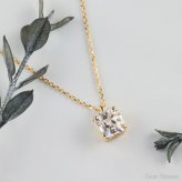 非加熱 ピーチサファイア 1.16ct ネックレス ペンダント K18 ゴールド 18金 サファイアネックレス ピーチ ホワイト サファイア レディース 一粒 シンプル 可愛い プレゼント 誕生石 Drops