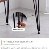 ダイニング家具 テーブル ダイニングテーブル 学習机 デスク 食卓 黒脚 3本脚 奥行70 テーブル単体 コンパクト 一人暮らし 幅110 リビング キッチン カフェ PC パソコン リモート テレワーク 在宅 二人暮らし 2人 3人 4人