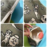 ポーチ コスメポーチ マチ付き テクノプライム PO キャンバスポーチ バナナ おもしろ おもしろい レトロ 化粧ポーチ 軽い 小物 小分け トラベルポーチ ミニ ミニポーチ 小さめ 小さい プチギフト ギフト 贈り物 ペンケース ペンポーチ 筆箱