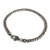 シルバー925 喜平チェーンブレスレット メンズ 細身 腕輪 シンプル スリム アクセサリー ベーシック 定番 上品 きれいめ カジュアル ミニマル 大人 重ね付け 手元 さりげない存在感 コーディネート 金属アレルギー対応