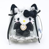 サンリオ ハローキティ ロリータ おばけ マスコット ブラック ぬいぐるみ Sanrio