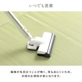 ラグ カーペット 洗える ござ 日本製 国産 丈夫 除菌スプレー対応 敷詰 敷物 ペット 無地 江戸間10畳（約435×352cm）