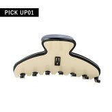 アレクサンドル ドゥ パリ ヘアクリップ レディース ブランド ALEXANDRE DE PARIS パリジェンヌMクリップ ACCM-17630-04-Y ベージュ ブラック