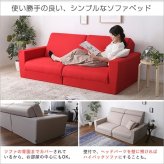 ソファベッド 組み換え自由なソファ 2P Lawro-ラウロ- ポケットコイル 2人掛 ソファ 日本製 ロー カウチ インテリア 寝具 収納 ロースタイルベッド 組み換え自由なソファベッド2P ソファー リビングソファ 家具 ポリエステル スチール 新生活